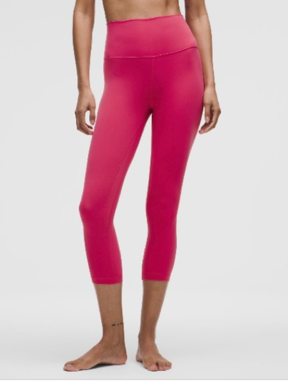 lululemon Align High-Rise Crop Leggings 23” Raspberry Coulis, size 2